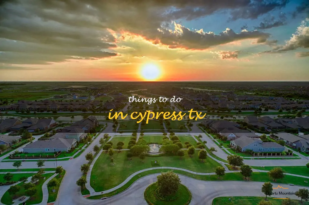 things to do in cypress tx