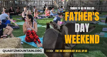 12 Fun-Filled Activities to Enjoy in Dallas this Father's Day Weekend