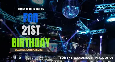 12 Fun Activities for Your 21st Birthday in Dallas