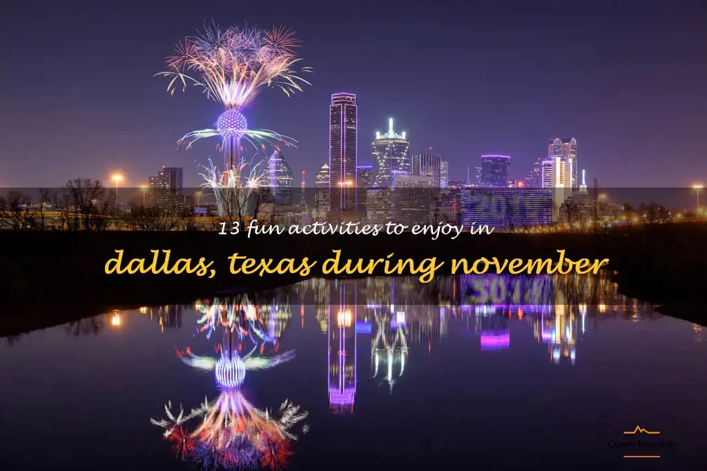 things to do in dallas texas in november