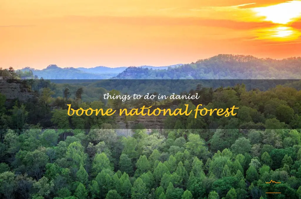 things to do in daniel boone national forest