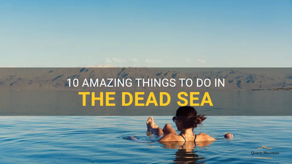 things to do in dead sea