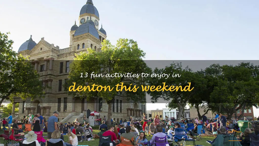 things to do in denton this weekend