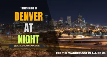 13 Fun Things to Do in Denver at Night