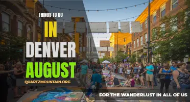 Top Events and Activities to Enjoy in Denver this August
