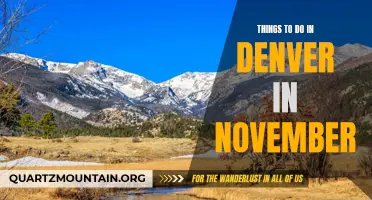 12 Exciting Activities to Do in Denver in November