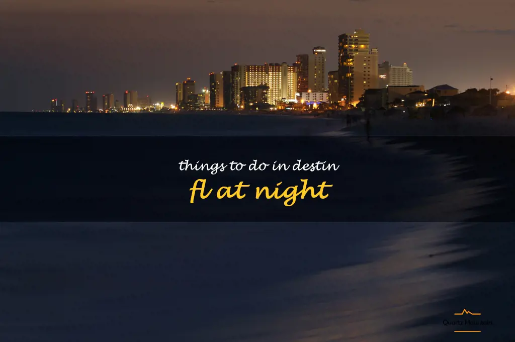 things to do in destin fl at night