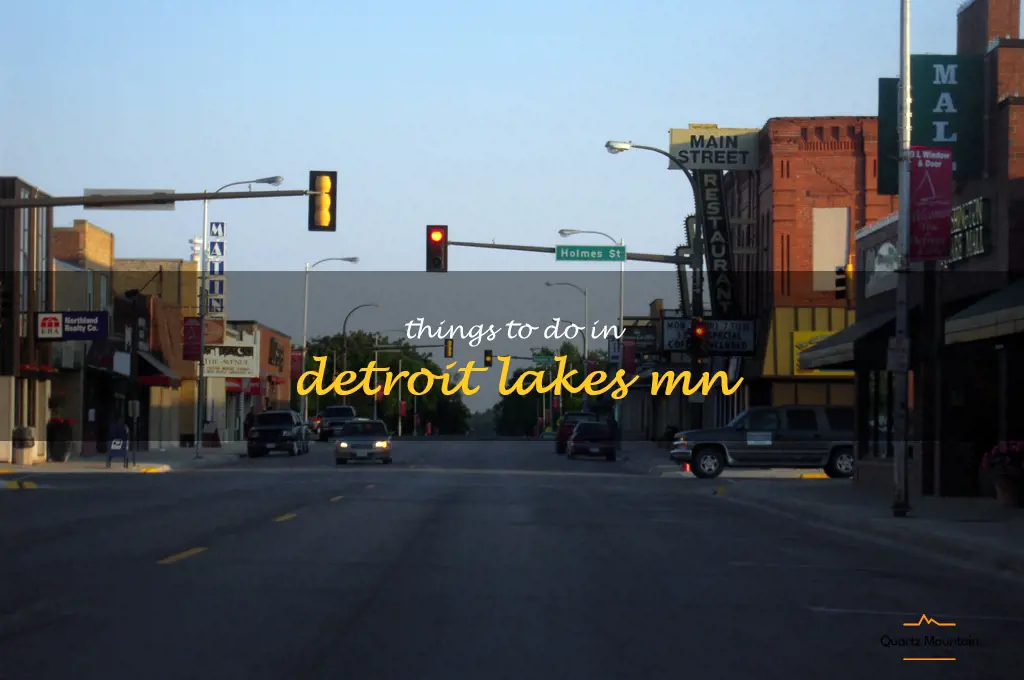 things to do in detroit lakes mn