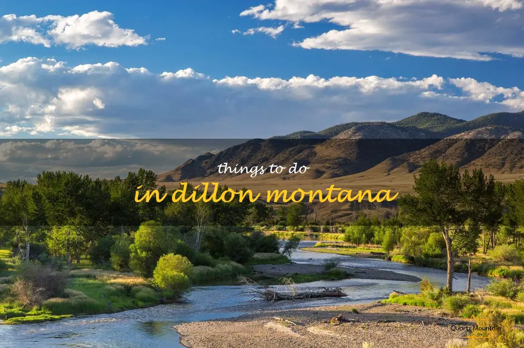 things to do in dillon montana