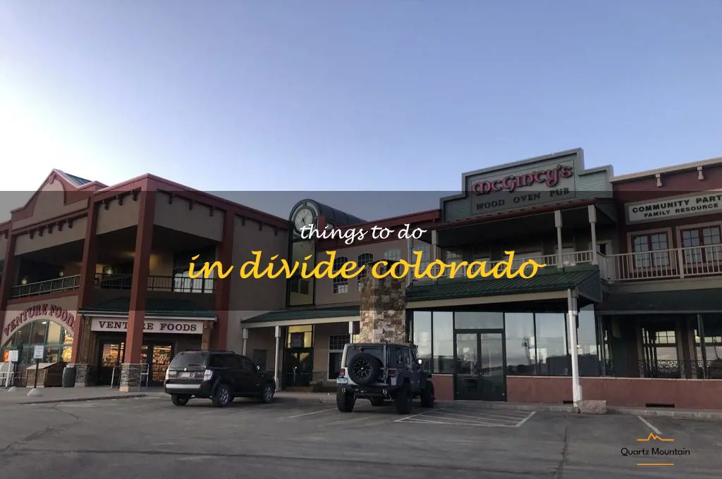 things to do in divide colorado