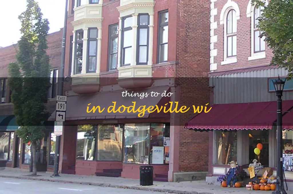 things to do in dodgeville wi