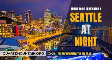 The Best Nighttime Activities in Downtown Seattle