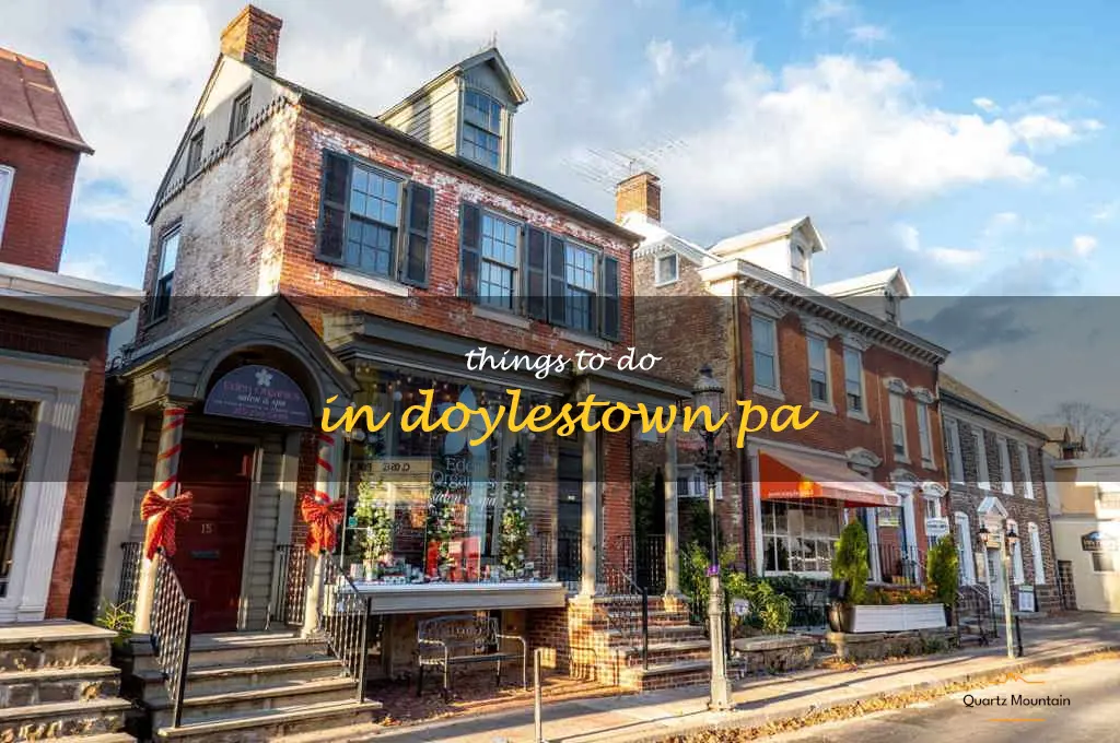 things to do in doylestown pa