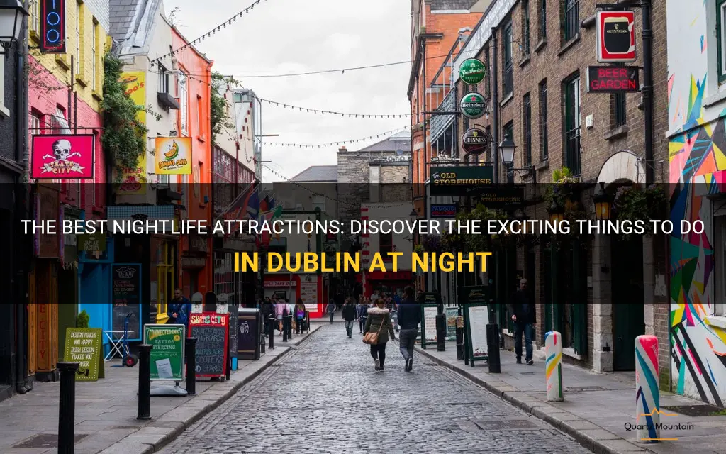 things to do in dublin at night