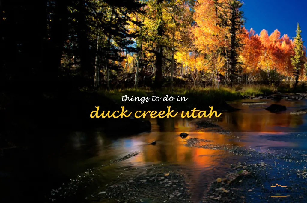 things to do in duck creek utah