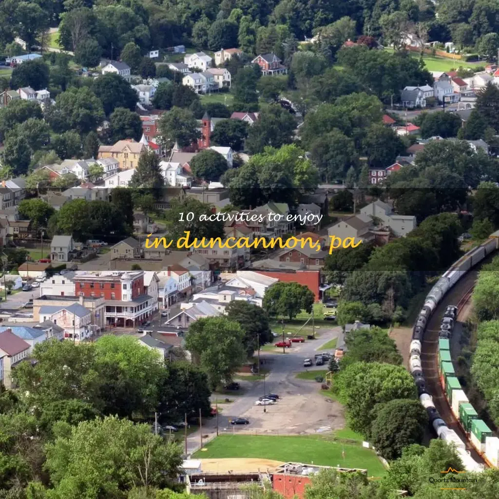 things to do in duncannon pa