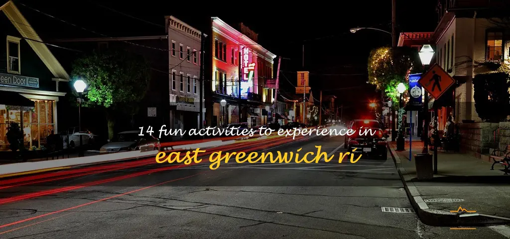 things to do in east greenwich ri