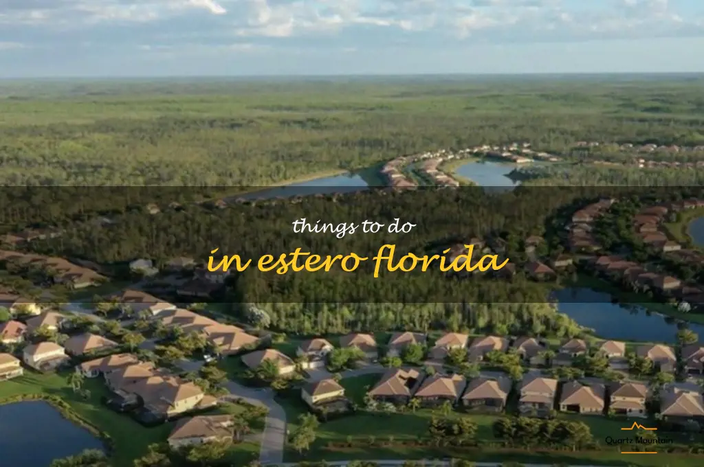 things to do in estero florida