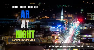 11 Fun Activities for Your Nights in Fayetteville, AR