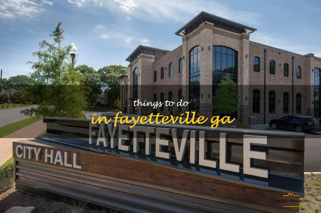 things to do in fayetteville ga
