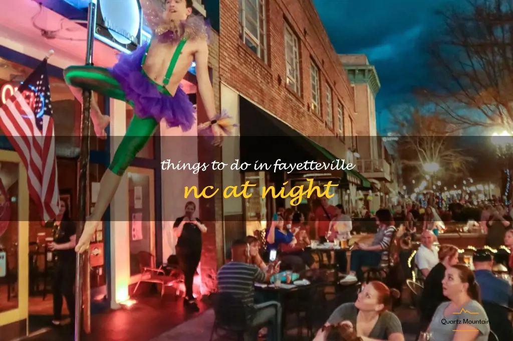 things to do in fayetteville nc at night