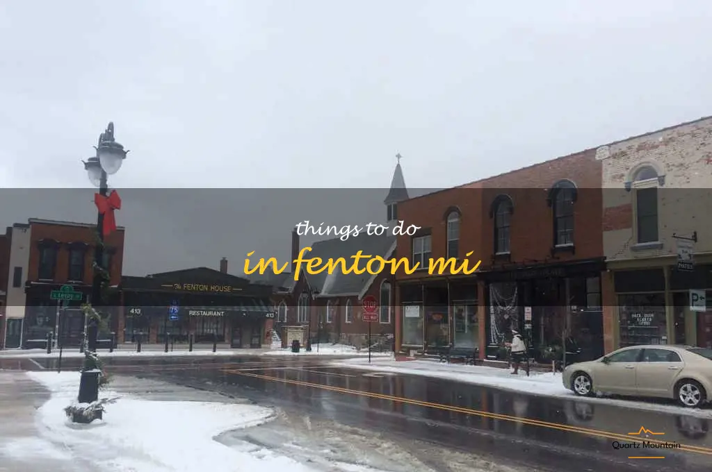 things to do in fenton mi