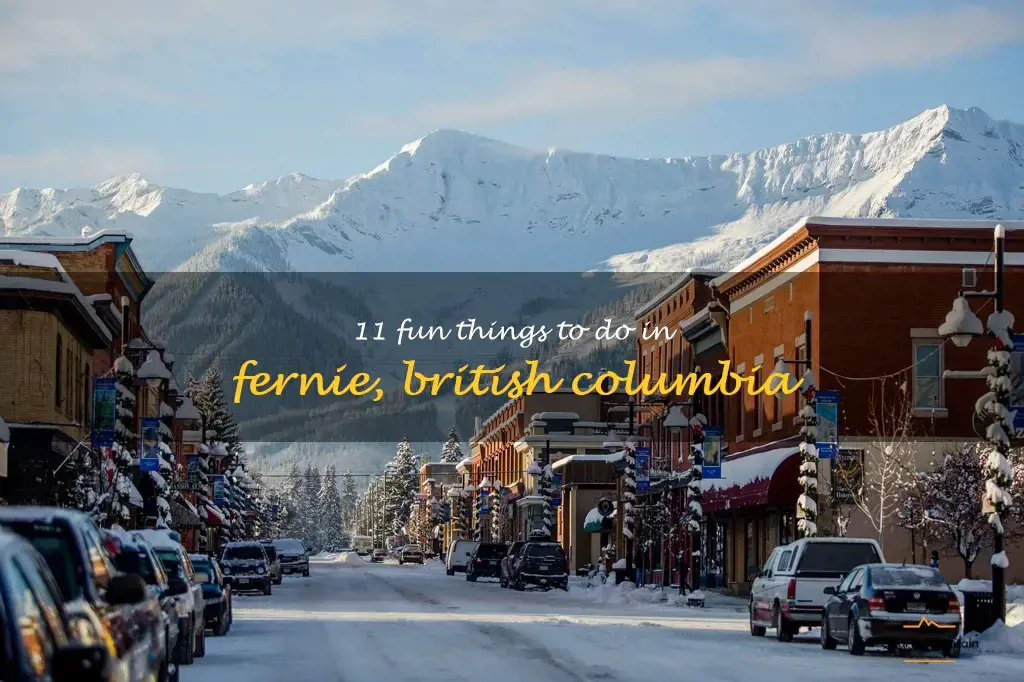things to do in fernie