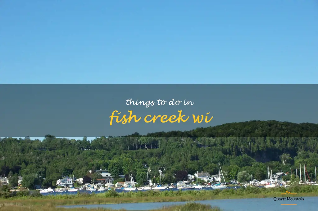 things to do in fish creek wi