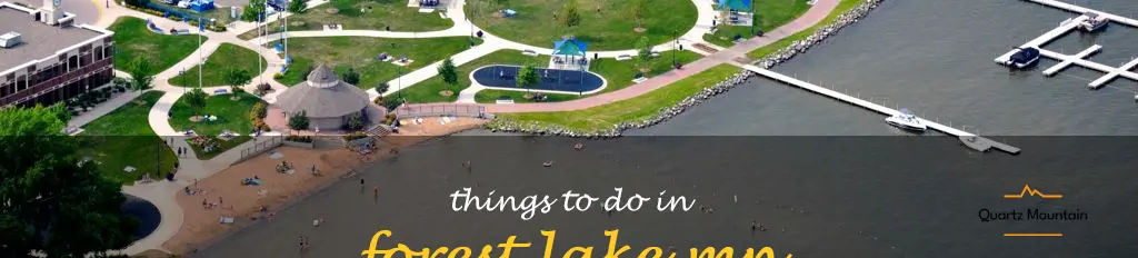 things to do in forest lake mn