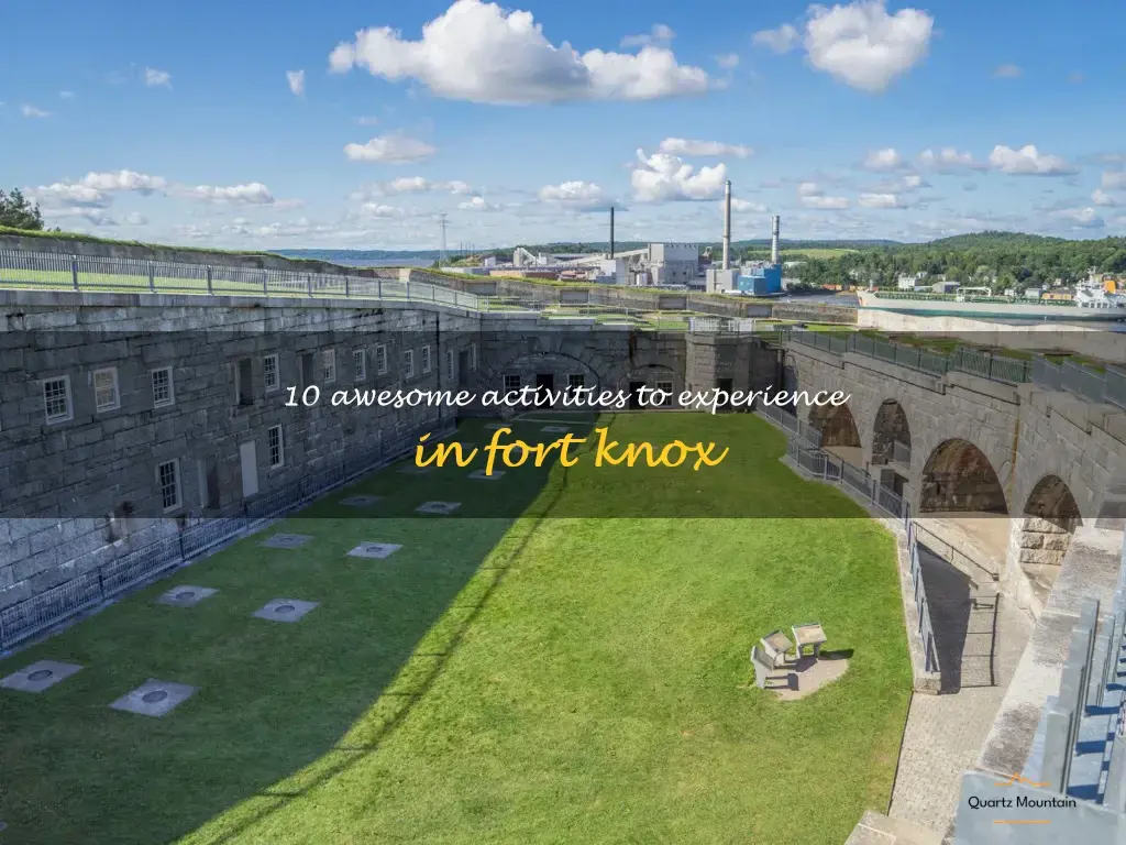 things to do in fort knox