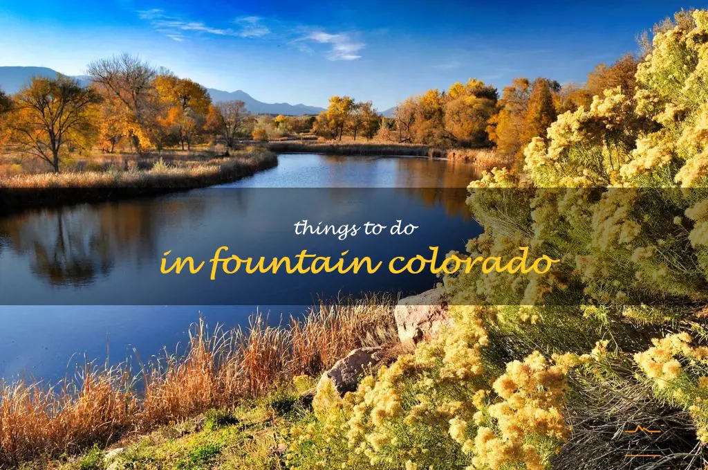 things to do in fountain colorado
