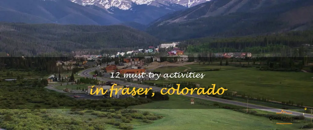 things to do in fraser colorado