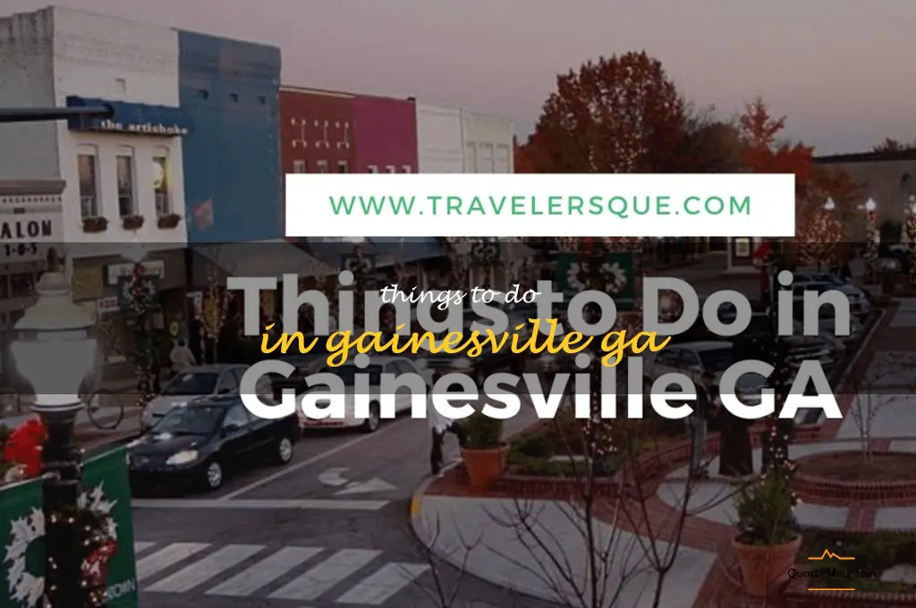 things to do in gainesville ga