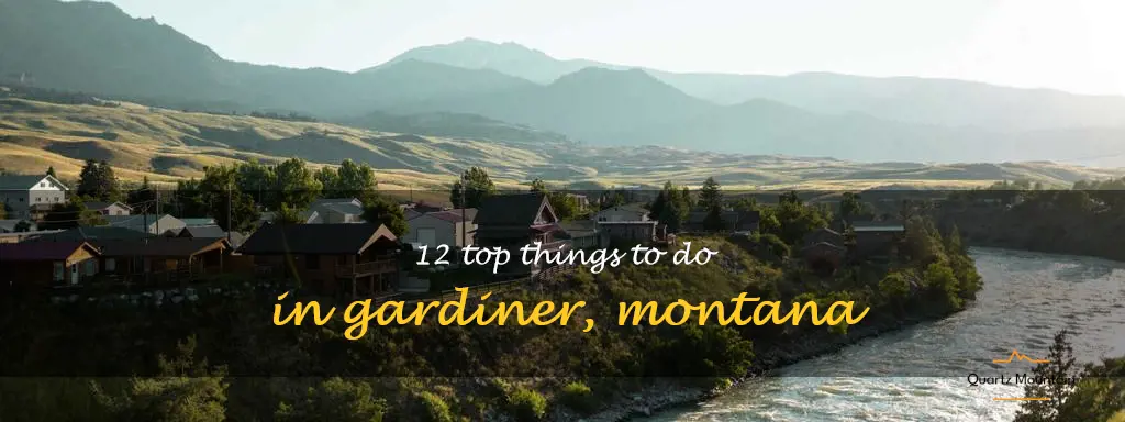 things to do in gardiner montana