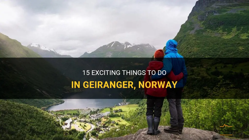 things to do in geiranger norway