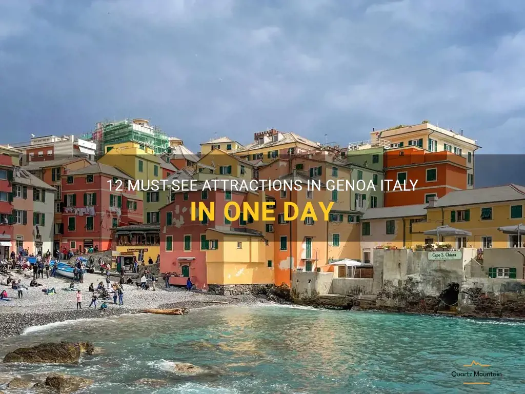 things to do in genoa italy in one day