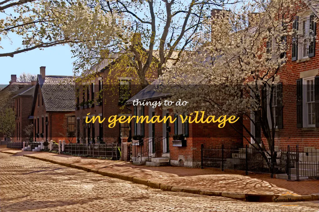 things to do in german village