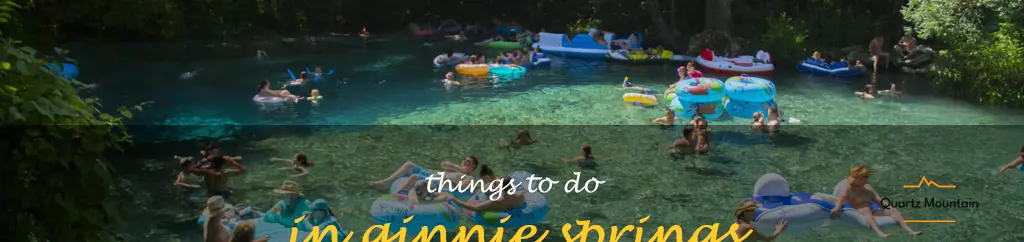 things to do in ginnie springs