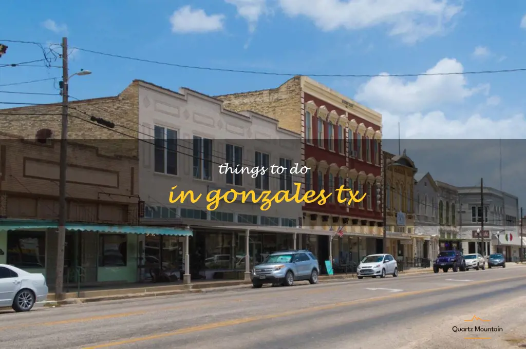 things to do in gonzales tx