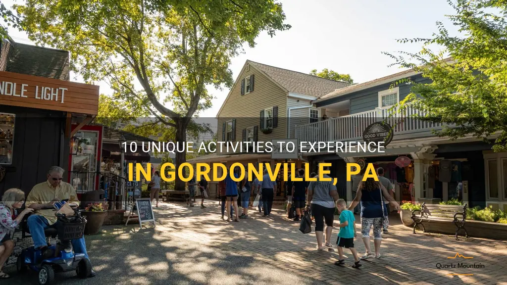 things to do in gordonville pa