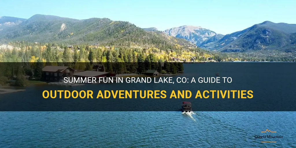 things to do in grand lake co in summer