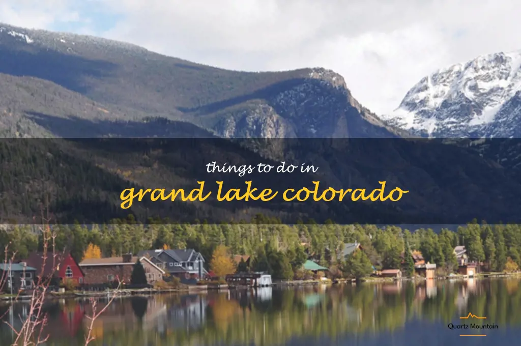things to do in grand lake colorado