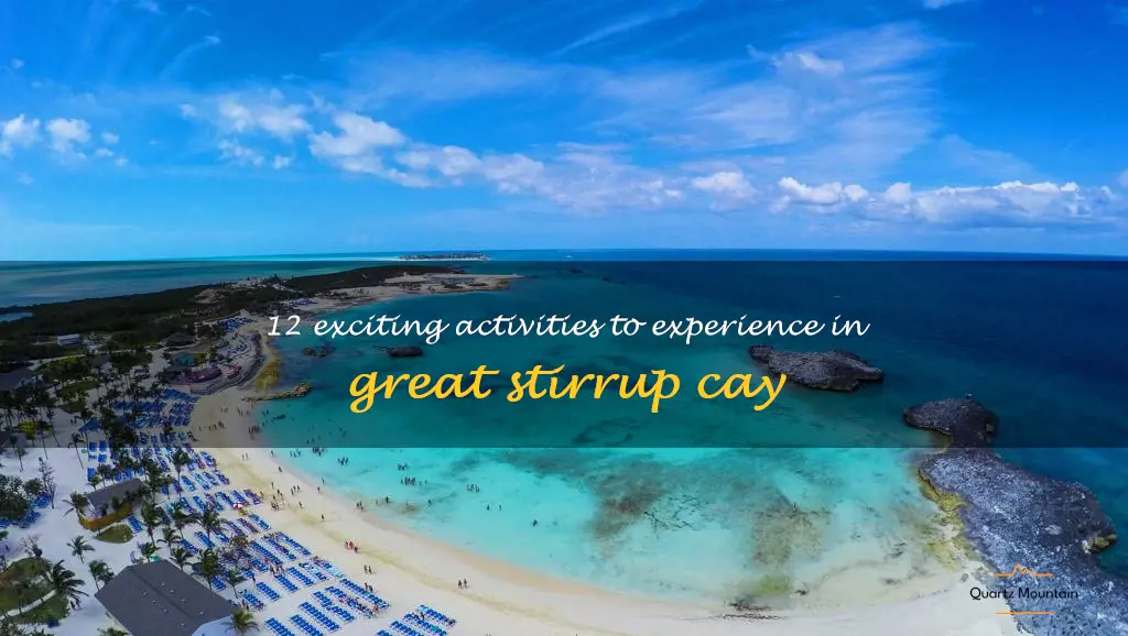 things to do in great stirrup cay