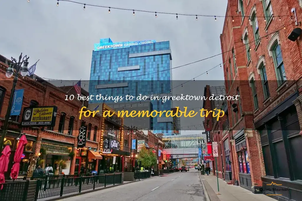 things to do in greektown detroit