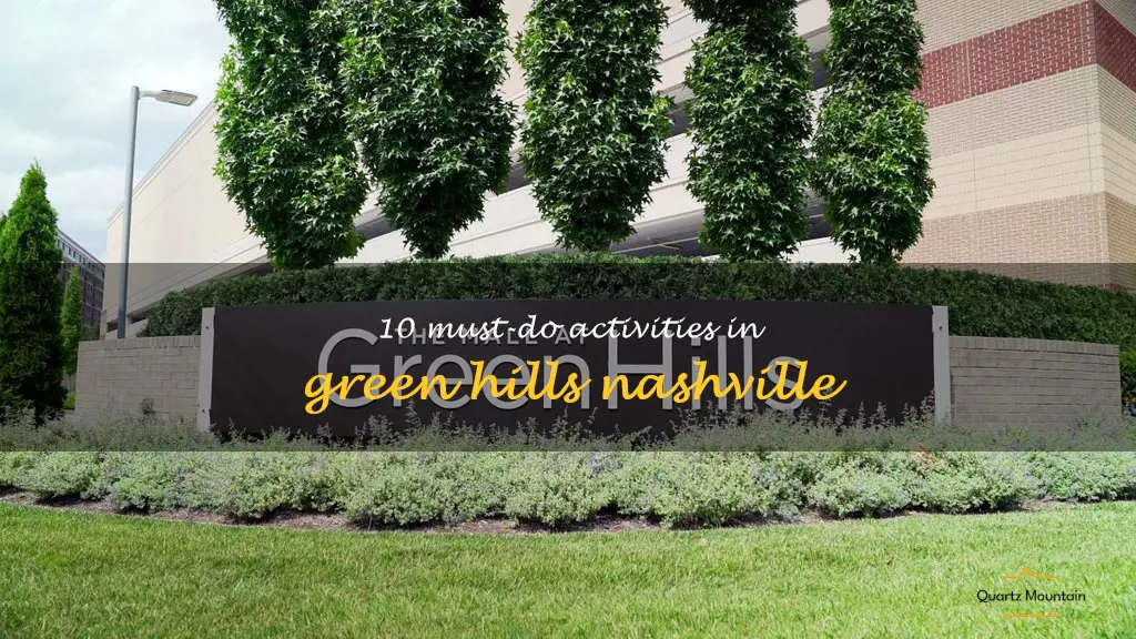 things to do in green hills nashville