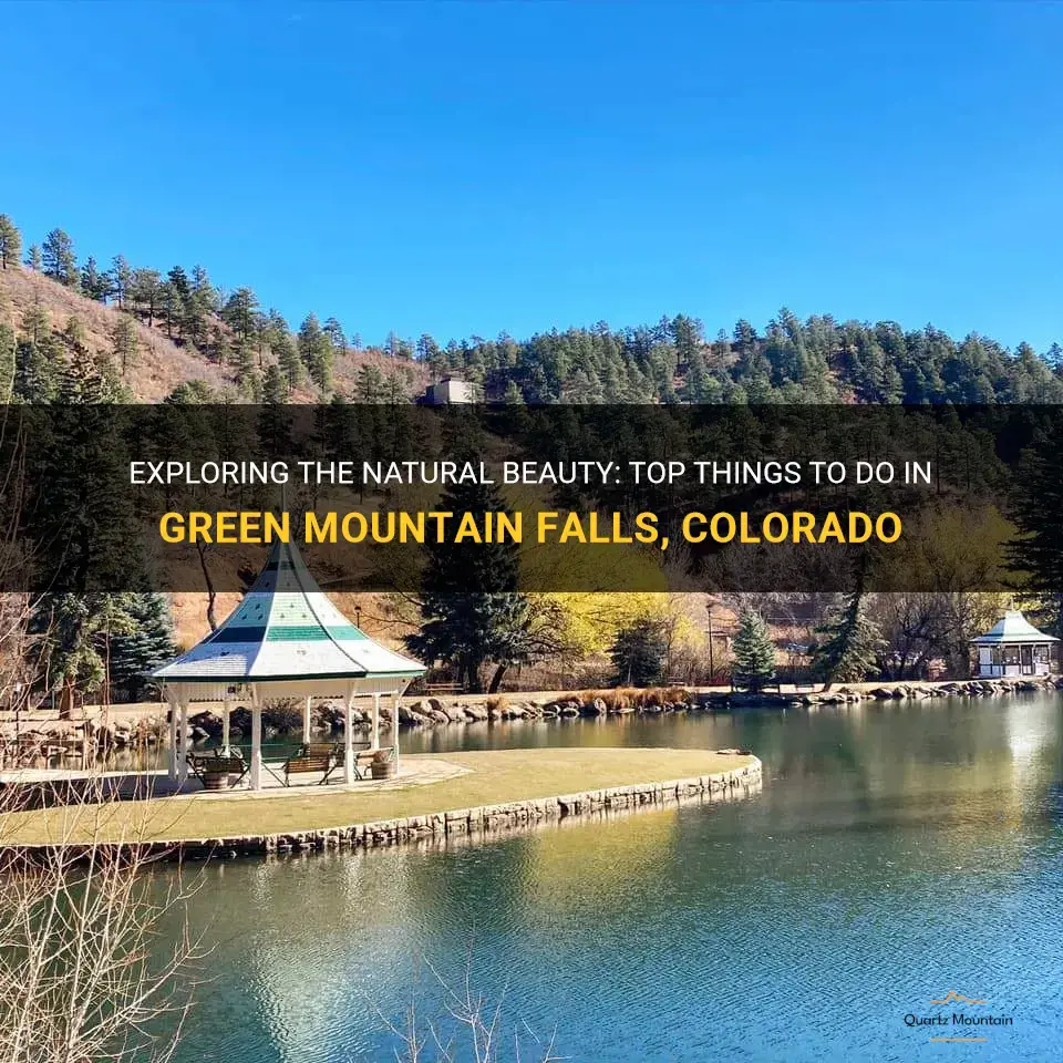 things to do in green mountain falls colorado