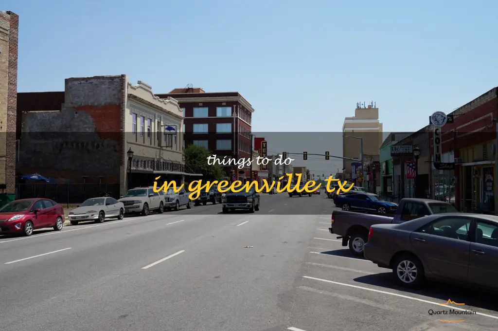 things to do in greenville tx