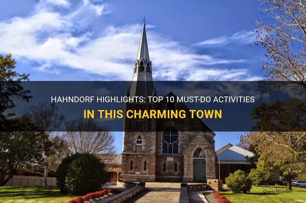 things to do in hahndorf