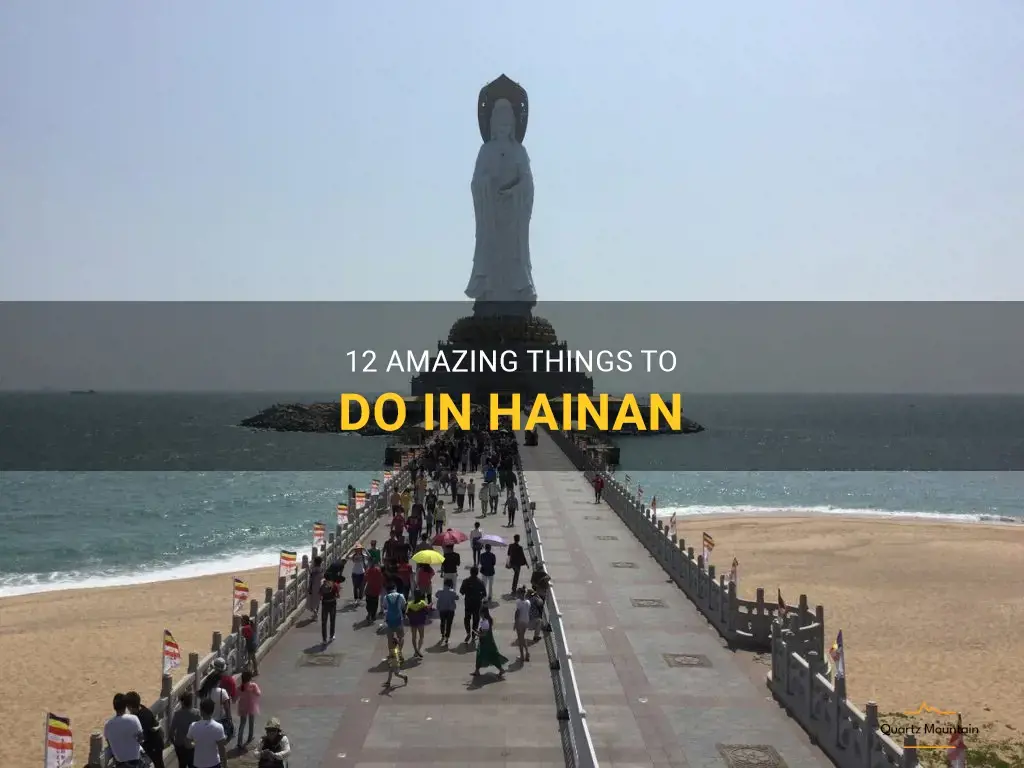 things to do in hainan