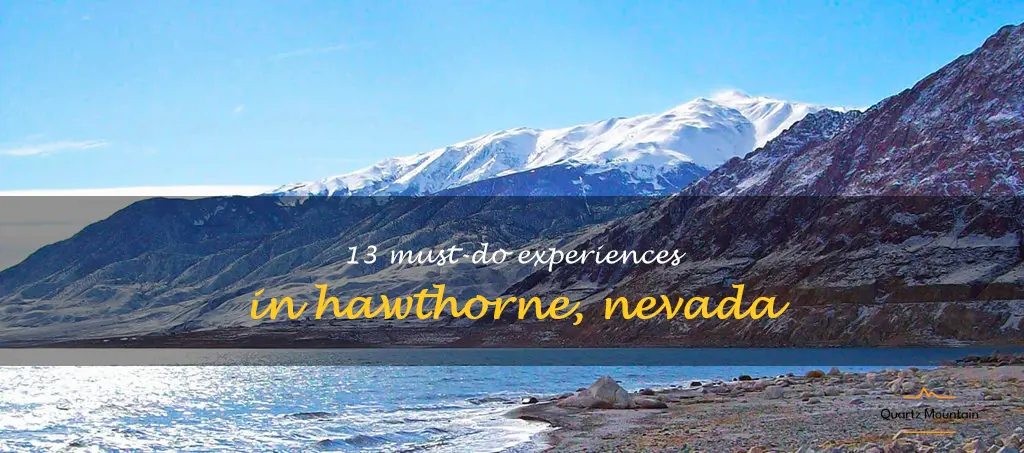things to do in hawthorne nevada